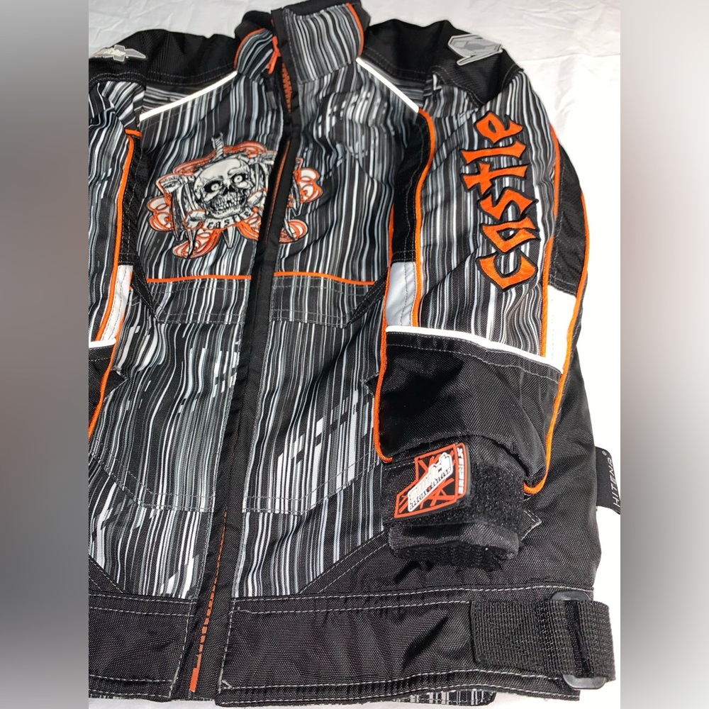 CASTLE X Racewear Snowmobile Jacket Switch special edition Skelton Racing Gear - Picture 10 of 11